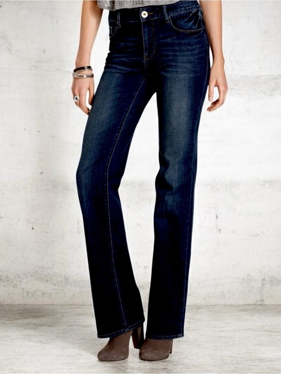Dkny Denim - DKNY Dark Wash Soho Boot Cut Jeans